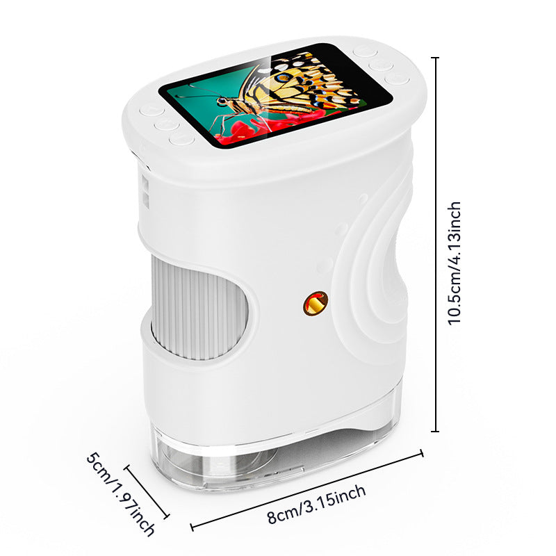 MicroExplore™ Smart Mikroskop – Mini Mikroskop til Børn & Smartphone