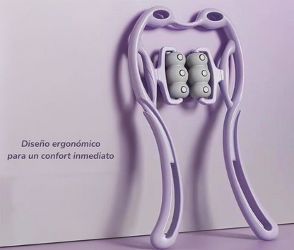 Masajeador de cuello con terapia magnética, manual, con pinza para el cuello